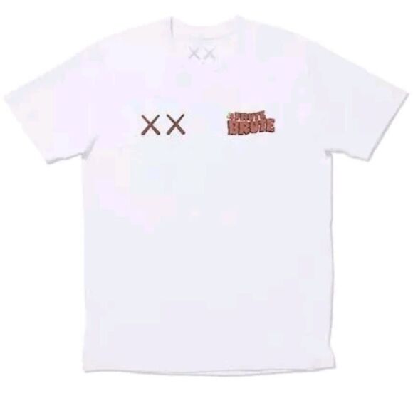 SEALED Mens Kaws x Monsters Frute Brute t-shirt Size L Dead Stock 100% Authentic - Picture 1 of 2